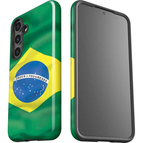 Brazil Flag Galaxy S25 Impact Case